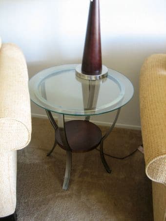 Coffee and End table, new modern, must go - moving! - $170 menlo park 3