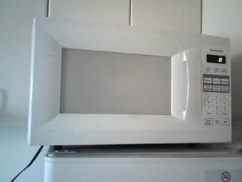 Printer + Leather chair + Standing lamp + Microwave + Blender/Juicer 3