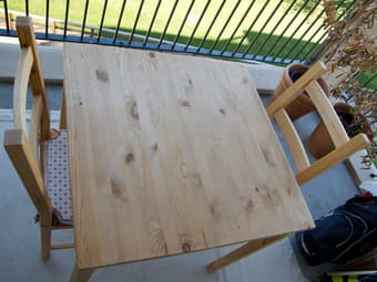 Move-out sale: Ikea norden table (birch color) - $40 3