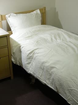 new blanket and bed linen, $25.90 1
