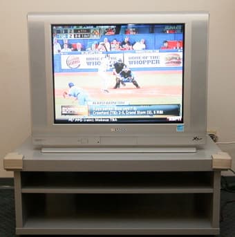 Sharp 27" Flat Screen TV with TV Stand 1