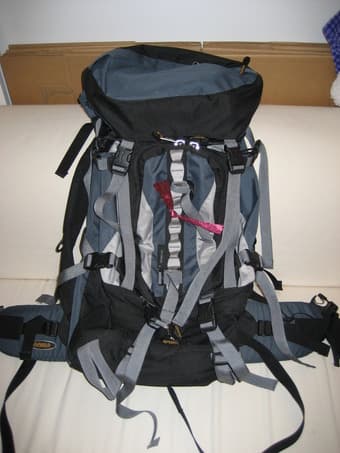Backpacking pack Asolo brand 65L - $75 1