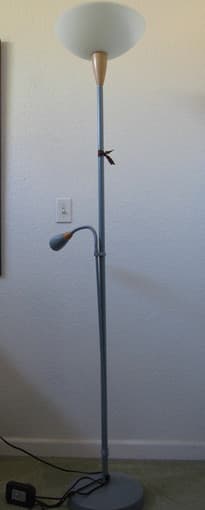 Floor Lamp with Reading Light - $25 1