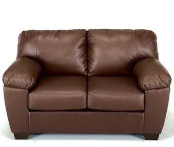 Leather Love Seat LIKE NEW 1