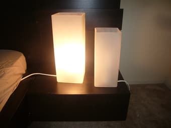 Selling Lamps -  2 sets of 1 big+ 1 small IKEA GRONO - 20$ 2