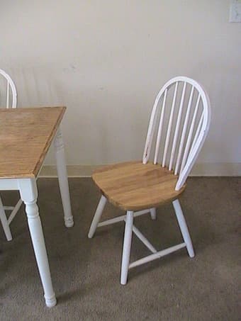 Table + 4 chairs ($50) 2