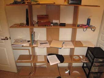 FS: Moving sale 2 (bookshelf, clock, basketball) 1