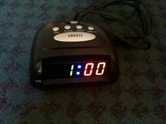 Moving Sale - $3 mini colorful alarm clock 1
