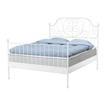 Queen Bed (Ikea Leirvik) and fitting mattress (Sleepy's) 1