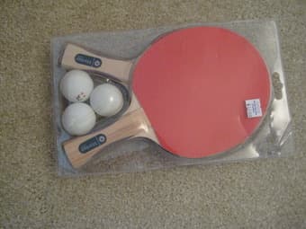 ping pong paddes & balls in package - $8 1