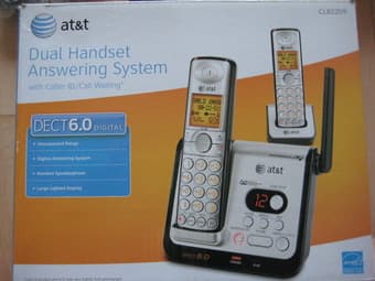 New AT&T DECT 6.0 Telephone -- Dual Handset Answering System 2
