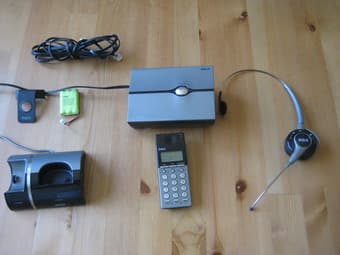 RCA cordless phone and headset ($20) 1
