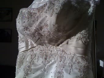 Satin Wedding Dress 1