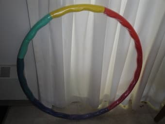 Weighted Sports Hula Hoop for Weight Loss - Acu Hoop 4 lb----$10 1