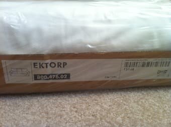 Sofa cover - Ikea Ektorp (Blekinge White) - $45 1