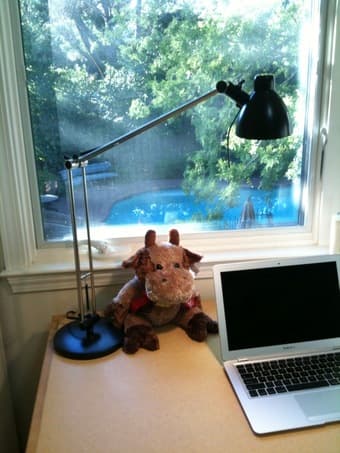 desk light - $20 / floor light - $5 1