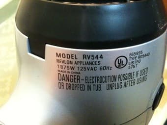 hair dryer(Revlon RV544) - $5 3