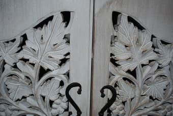 Carved Wooden Cabinet $45 1