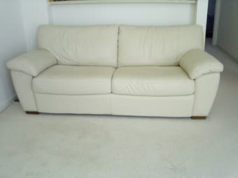 Leather Sofa (perfect condition) - $830 1