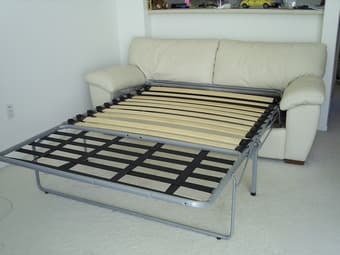 Leather Sofa (perfect condition) - $830 2