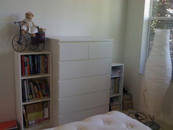 Two narrow bookcases $15, $25 3