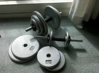Full set of dumbbells $45 1