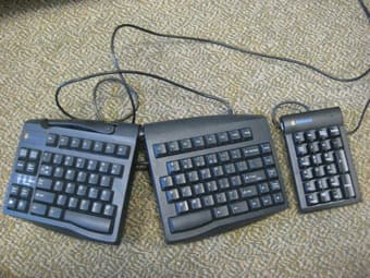 Gold Touch Ergonomic Keyboard Set $80 1