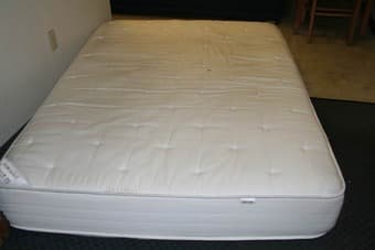 Full Size Mattress, 28'' TV, A pair of crutches 1
