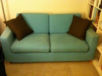 Blue Sleeper Sofa - $350 1