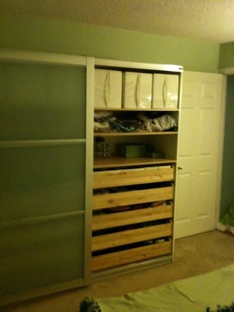 Wardrobe w/ Glass Doors and Tons of Storage! - $550 3