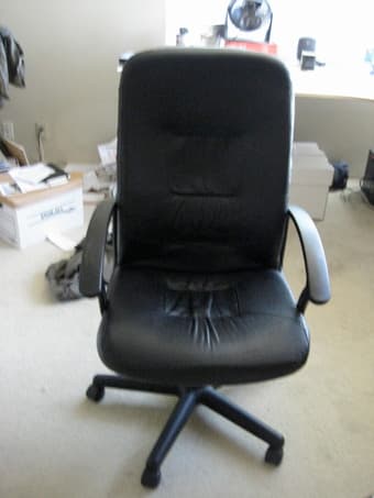 Desk chair - black - IKEA - $ 10 1