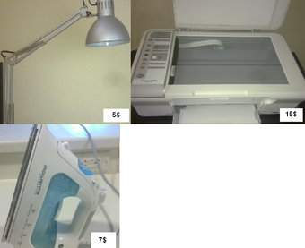 Moving sale.Printer,Iron,Lamp.All in great condition 1