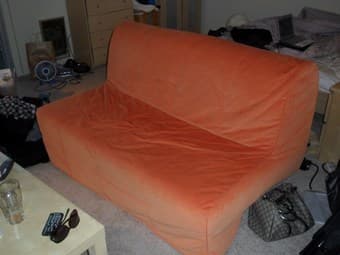 the NEWEST rarely used IKEA futon (sofa bed) you will ever find!! 2