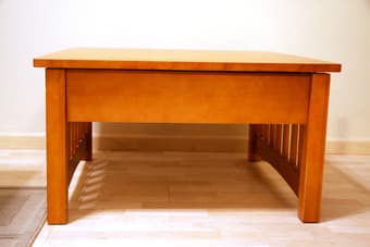 Sturdy wood coffee table $190 OBO 3