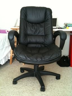 leather desk chair $45 1