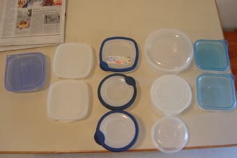 Plastic food containers starting from $0.5 and free lids 1