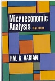 Hal Varian, Microeconomic Analysis, 3rd ed $40 1