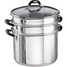 4-Piece Stainless Steel Multi-Cooker Stock Pot 1