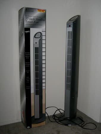 Upright 37" Slimline tower fan 1