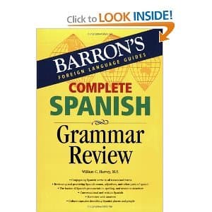 Barron's Complete Spanish Grammar Review, $5 1