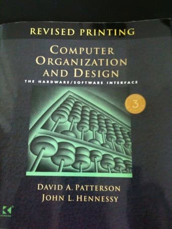 Computer Organization and Design by Patterson and Hennessy with CD $19 1