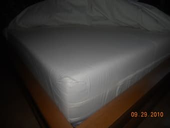 King Mattress and Entertainment Center 1
