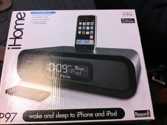 iHome iP97 iPod/iPhone player and alarm clock - new in box - $50 1