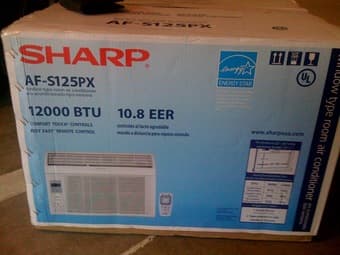SHARP AF-S125PX Air Conditioner for $150 1