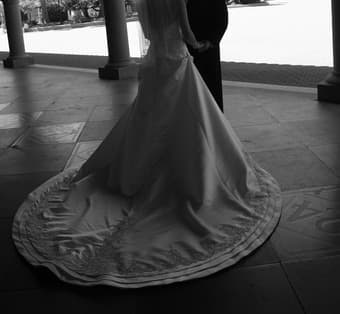 Satin Wedding Dress! 1
