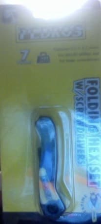 folding hex / allen wrench set with screwdrivers ($10) 1