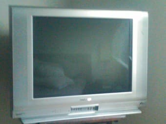 $100: 27" Sharp TV w/ Universal remote + Coby DVD player w/ Remote 1