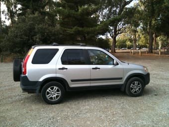 Silver Honda CR-V 2002 EX Model 4D for Sale 2