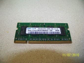 2GB (2 x 1GB) DDR2 667MHz PC2-5300 200PIN LAPTOP MEMORY 2
