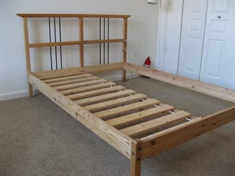 GREAT DEAL for used IKEA bed with comfortable mattress! 1